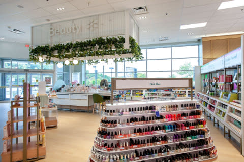 Inside Rite Aid’s revamped beauty floor.