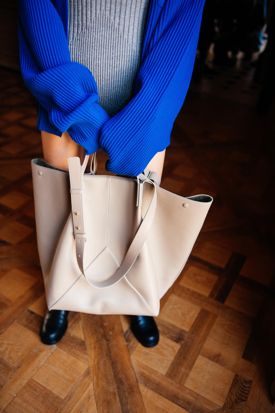 Backstage at Victoria Beckham Ready To Wear Spring 2024 on September 29, 2023 in Paris, France.