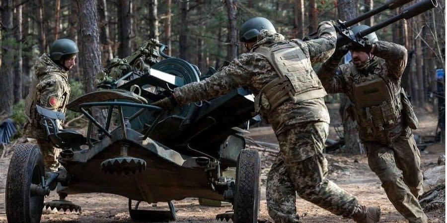 ZU-23 - Ukrainian defenders shoot down Iranian shahids with this anti-aircraft gun