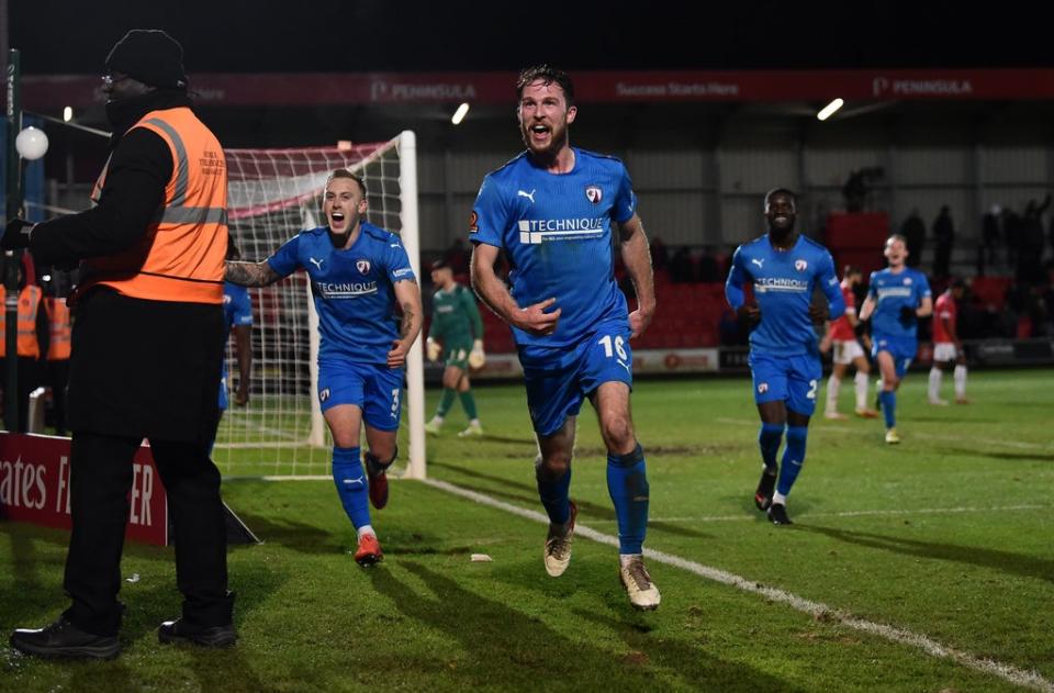 Chesterfield beat Salford City to reach the third round and earn a trip to Stamford Bridge   (Getty Images)