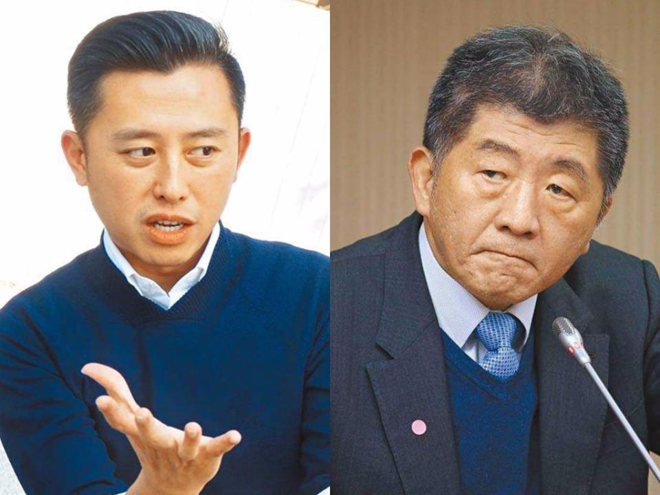 民進黨桃園市長參選人林智堅（左）、民進黨台北市長參選人陳時中（右）。（合成圖／素材取自本報系資料照）