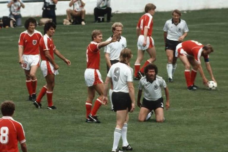 Alemania y Austria, protagonistas de un arreglo que cambió las reglas de los Mundiales.