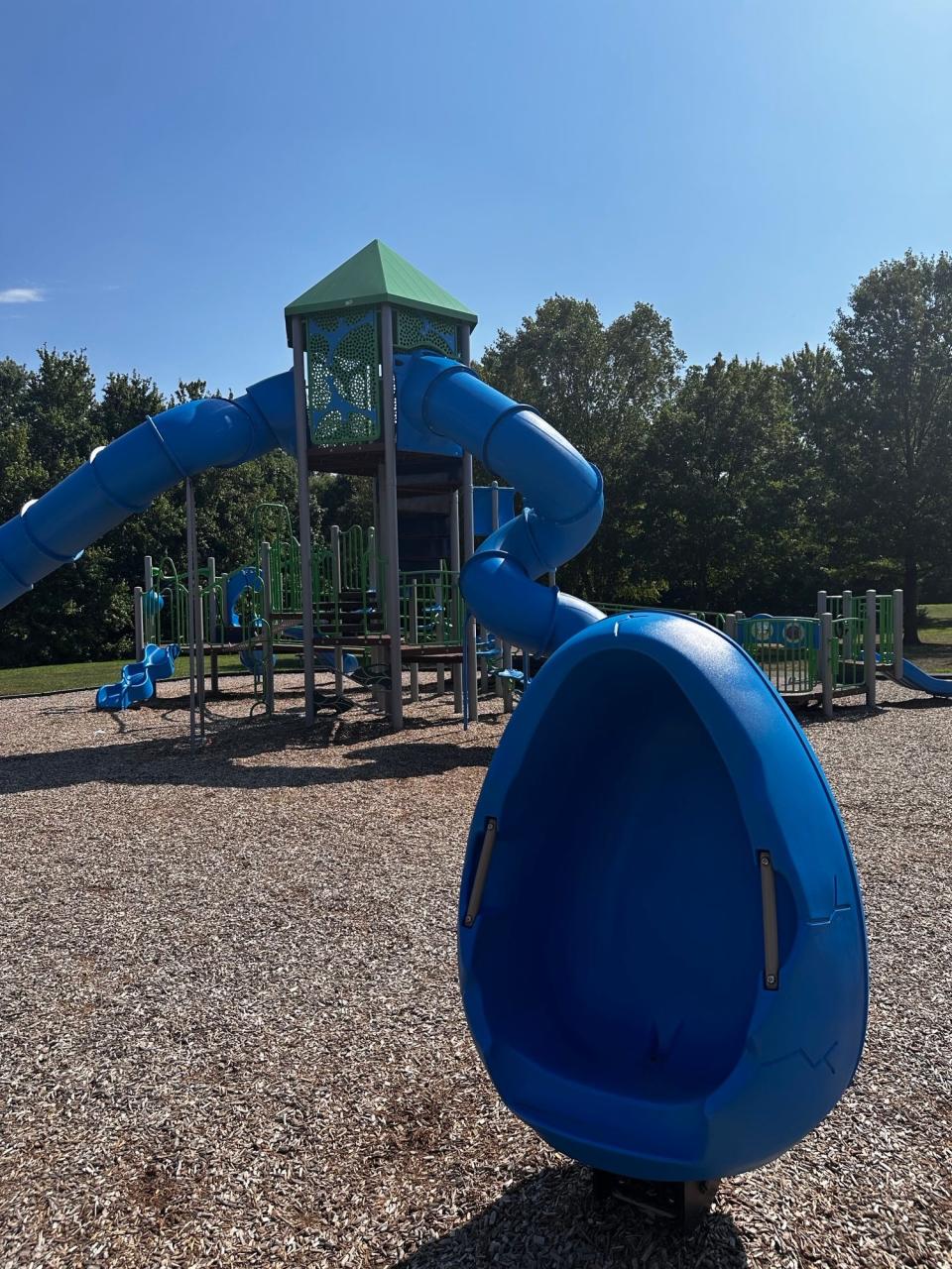 Cobalt Ridge Park in Middletown reopened one year ago with upgraded equipment and a specific focus on fostering inclusivity. Inclusive elements include wheelchair access, solitude seats designed for children on the autism spectrum, a music feature and expression swings with adaptive seating for adults and children to sit face-to-face.