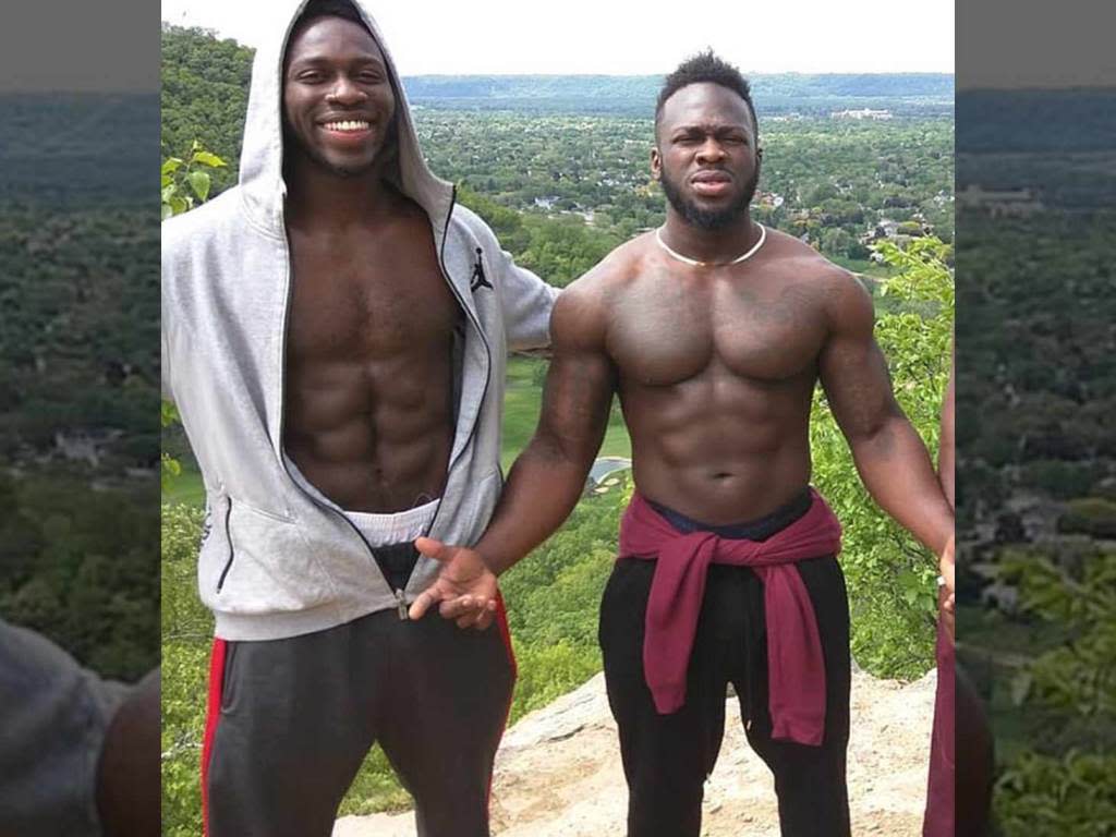 Abimbola 'Abel' (left), 25, and Olabinjo 'Ola' Osundairo (right)