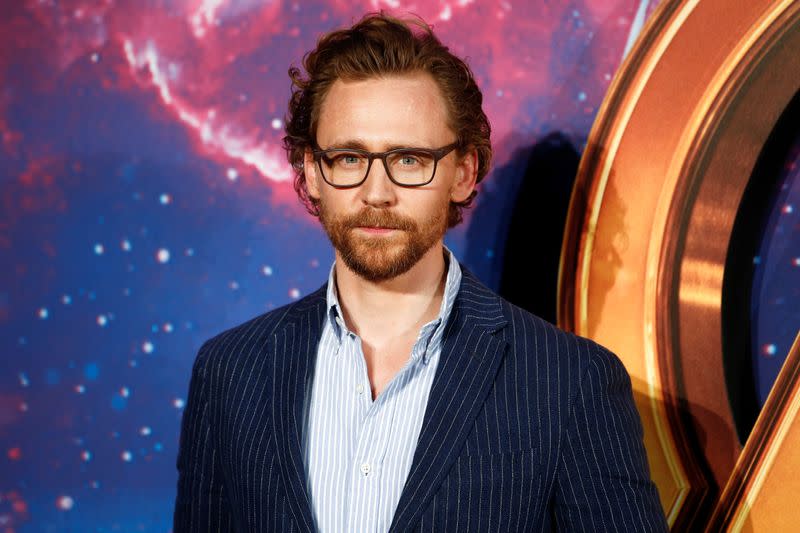 FILE PHOTO: Actor Tom Hiddleston attends the Avengers: Infinity War fan event in London