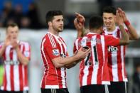 Football Soccer - Swansea City v Southampton - Barclays Premier League - Liberty Stadium - 13/2/16 Southampton's Shane Long celebrates winning at the end of the game Mandatory Credit: Action Images / Tony O'Brien Livepic