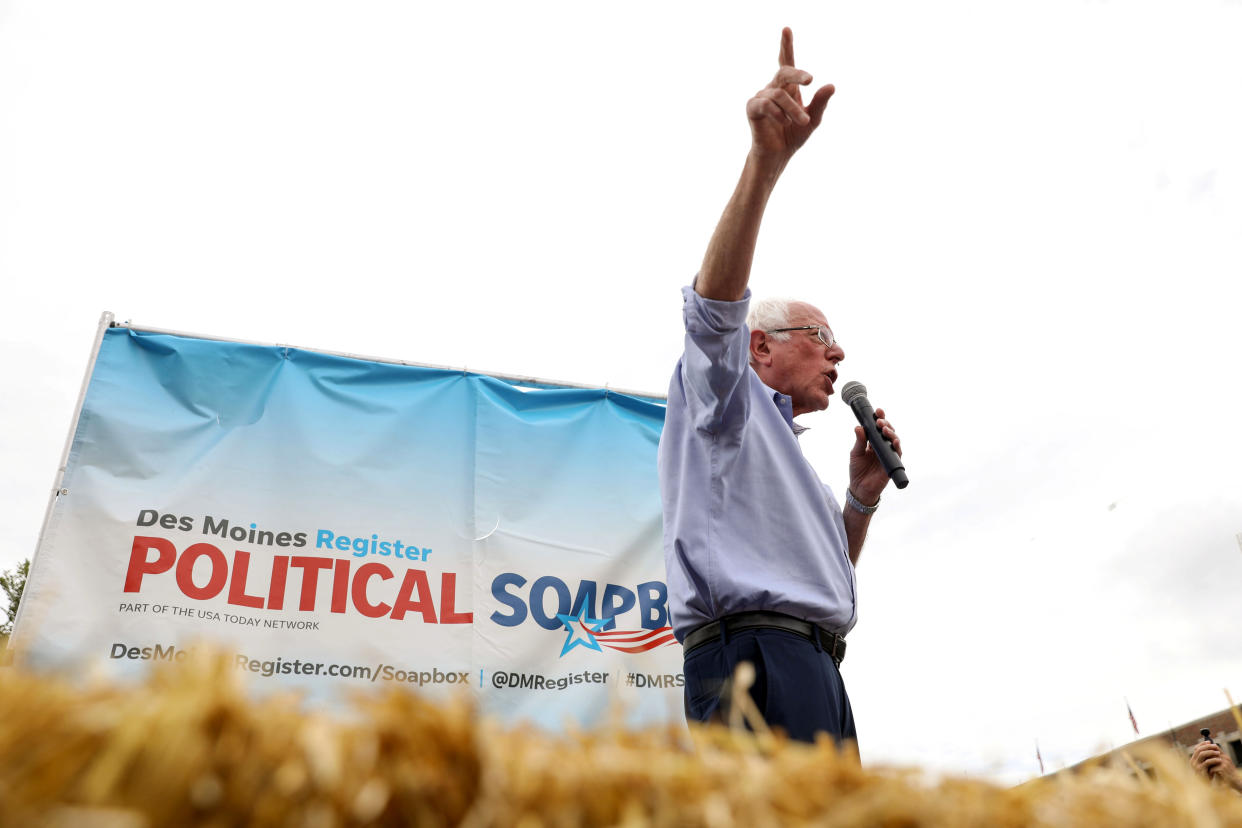 Vermont Sen. Bernie Sanders is doubling down on his calls for a political revolution, hoping he can boost his political fortunes. (Photo: Scott Morgan/Reuters)