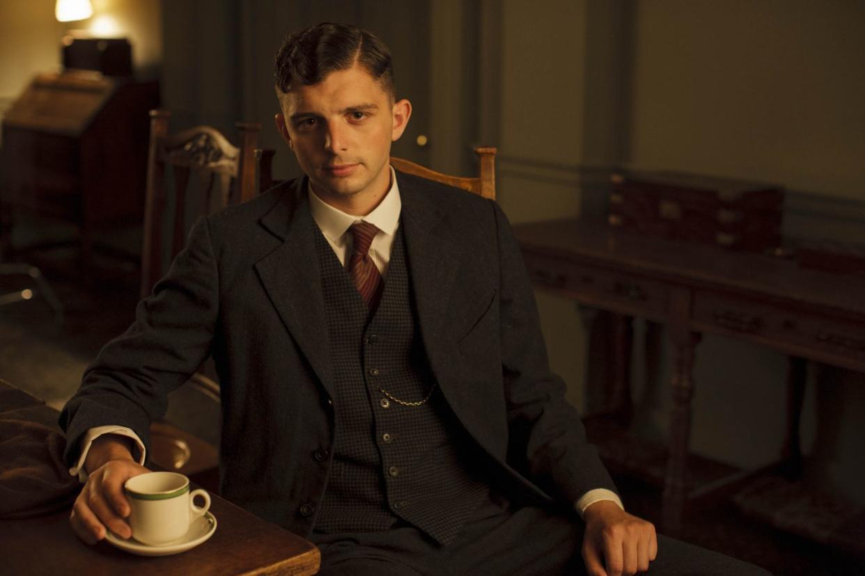 michael fox as andy parker in downton abbey