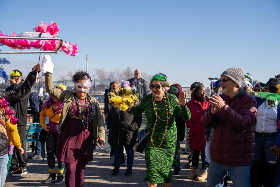 Mardi Gras at Valade Park in 2023.