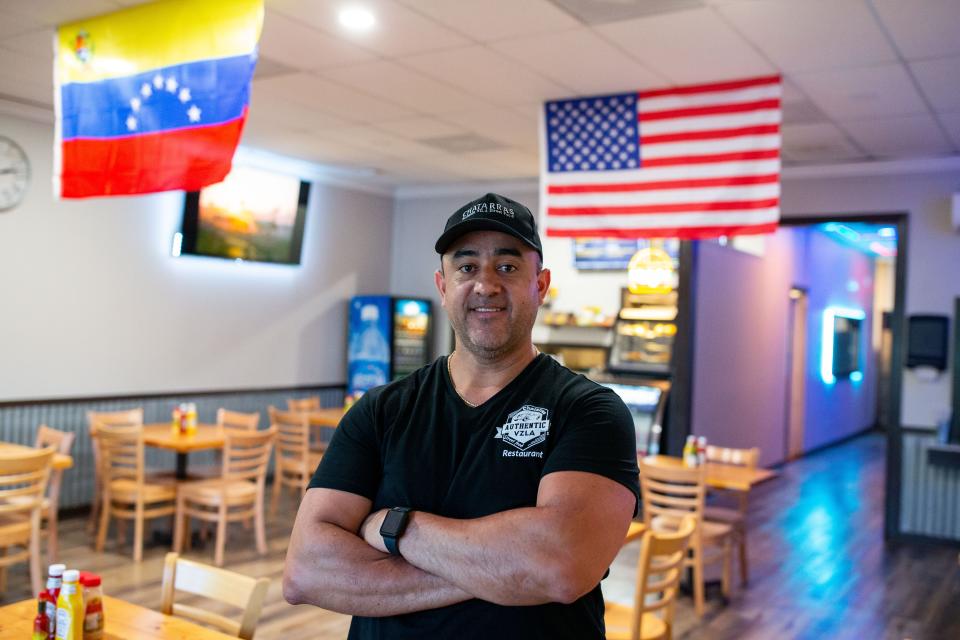 Jesus Lamas, owner of Chatarras, poses for a portrait in his new restaurant located at 3348 Mahan Drive on Thursday, July 6, 2023. 