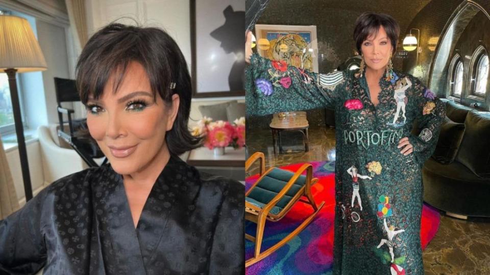 金卡戴珊的母親珍娜（Kris Jenner）。（圖／翻攝自krisjenner IG）