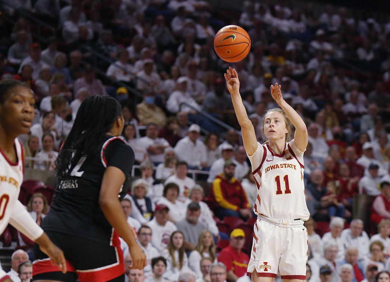 Iowa State guard Emily Ryan announced on Friday that she intends to return for an additional season.