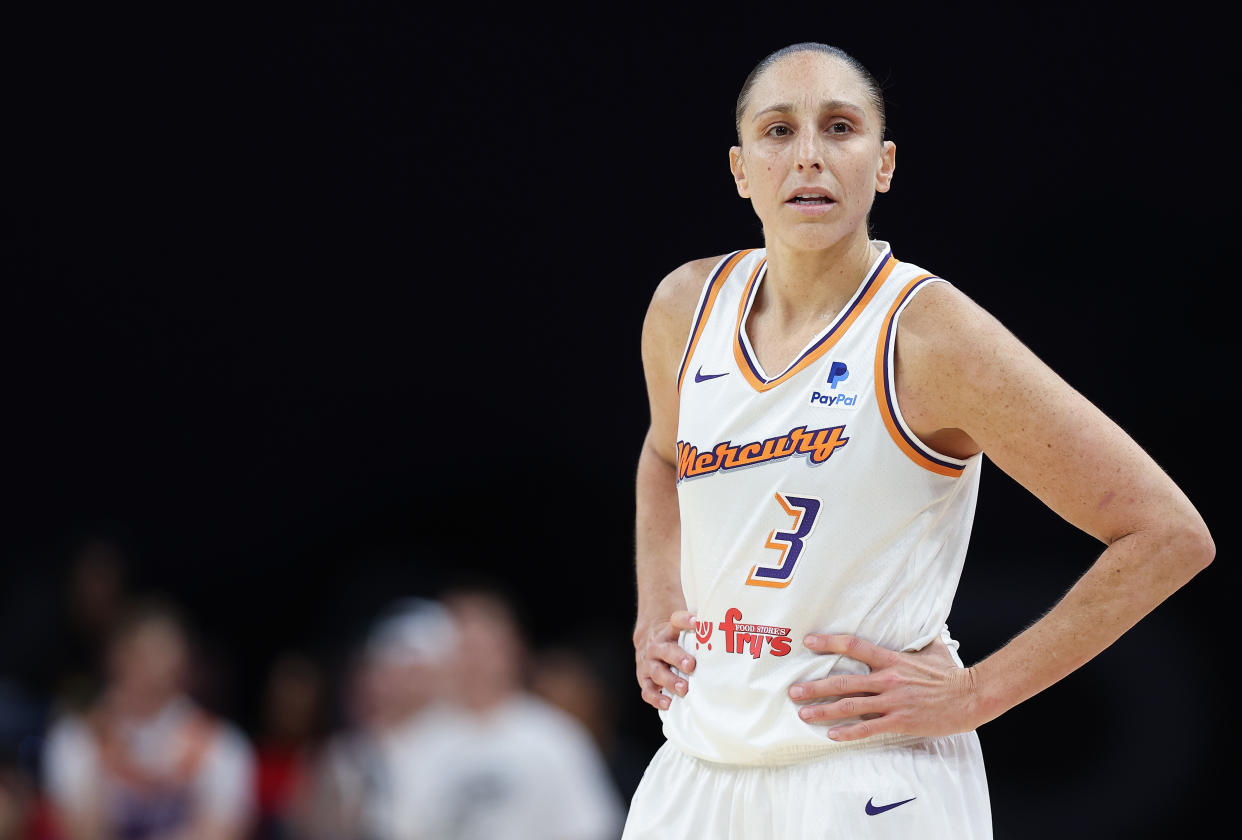Diana Taurasi could miss time after the WNBA reportedly gave her a flagrant foul 2. (Photo by Christian Petersen/Getty Images)