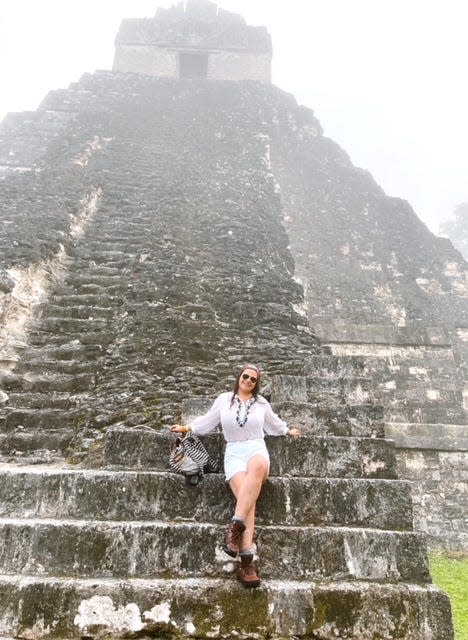 Isabella Rolz in Tikal Guatemala