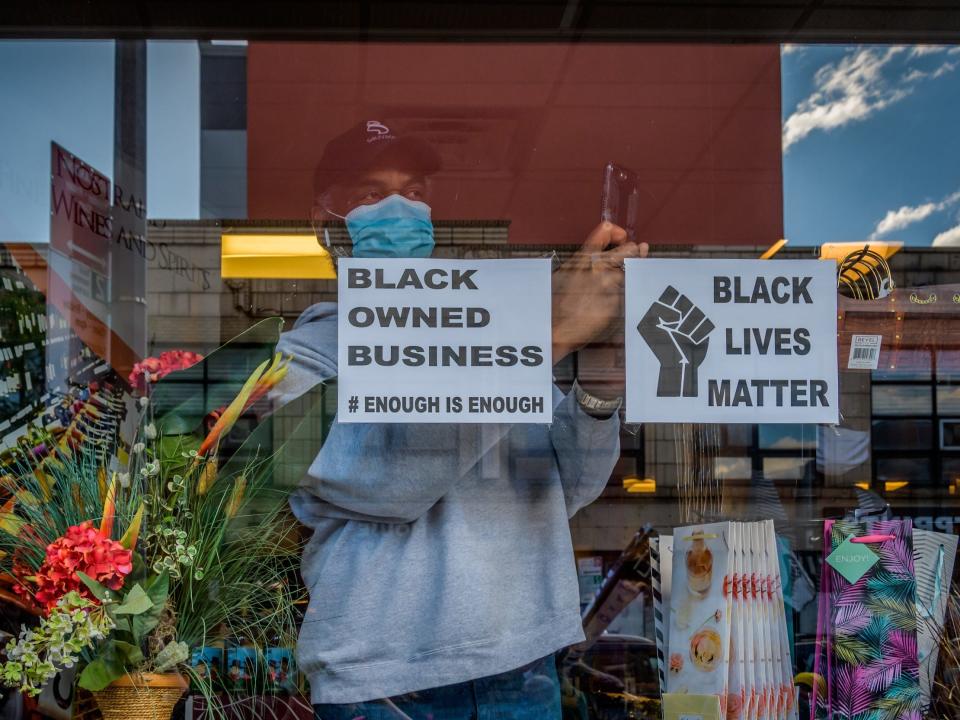 Black owned business black lives matter