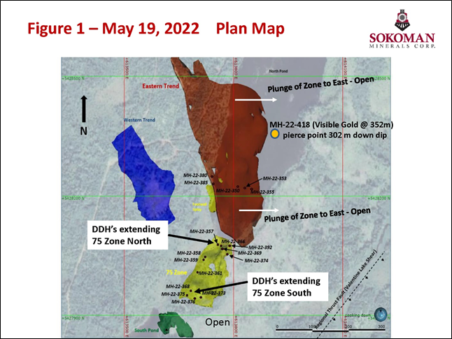 Sokoman Minerals Corp., Wednesday, May 18, 2022, Press release picture