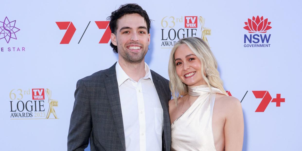 ollie skelton and tahnee cook attend the tv week logie awards nominations event on june 19, 2023 in sydney, australia