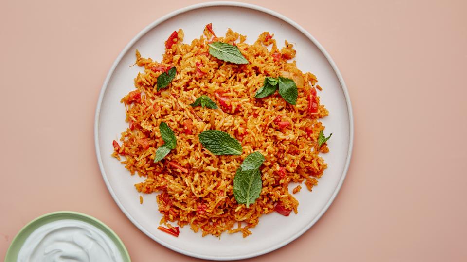 Buttery Tomato and Cinnamon-Spiced Rice