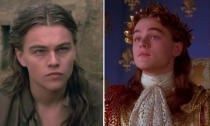 Leonardo DiCaprio played vain King Louis and his long-lost and pauper twin brother Philippe in 1998 film The Man in the Iron Mask. Double the gorgeousness.