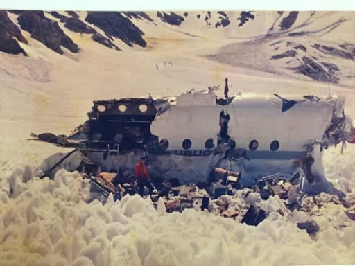 Roberto Canessa at the site of the real-life 1972 Andes plane crash<span class="copyright">Guillermo Scott Truan</span>