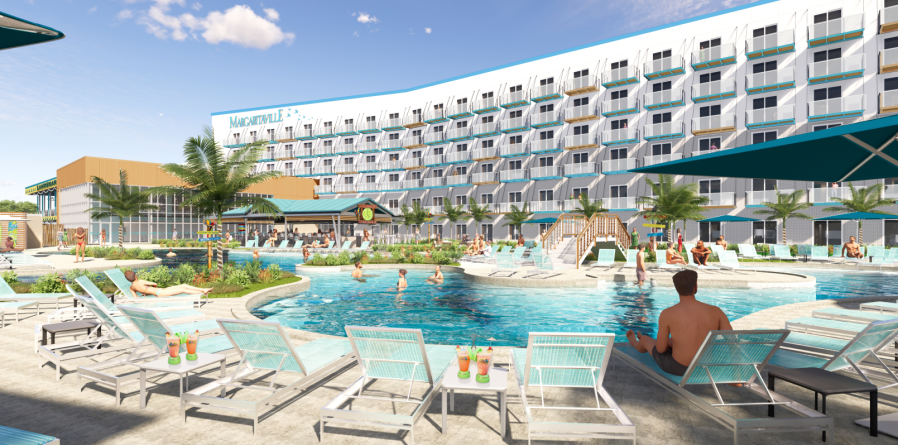 Margaritaville rendering of pool deck (Photo courtesy of Margaritaville)