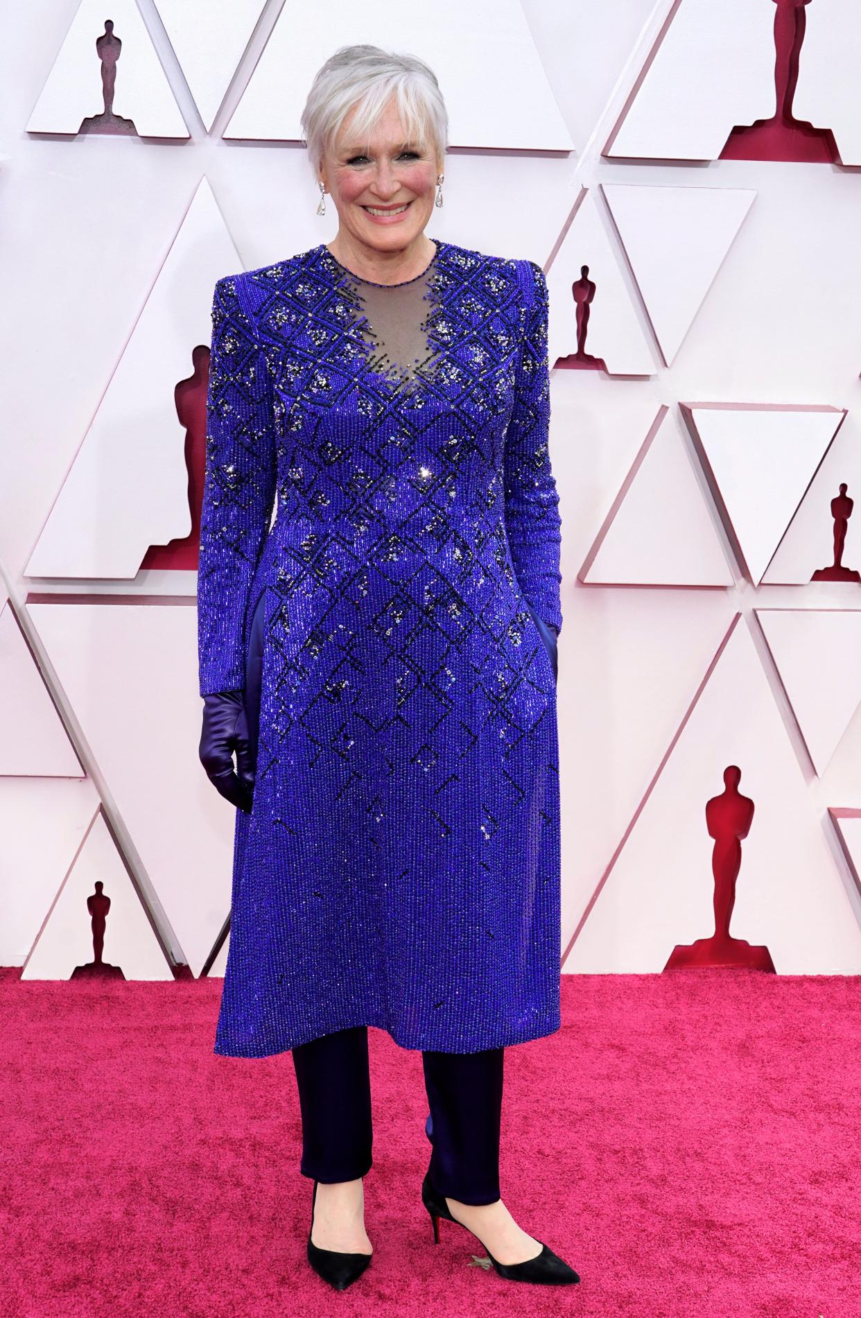 Glenn Close Oscars 2021 red carpet (POOL / Reuters)