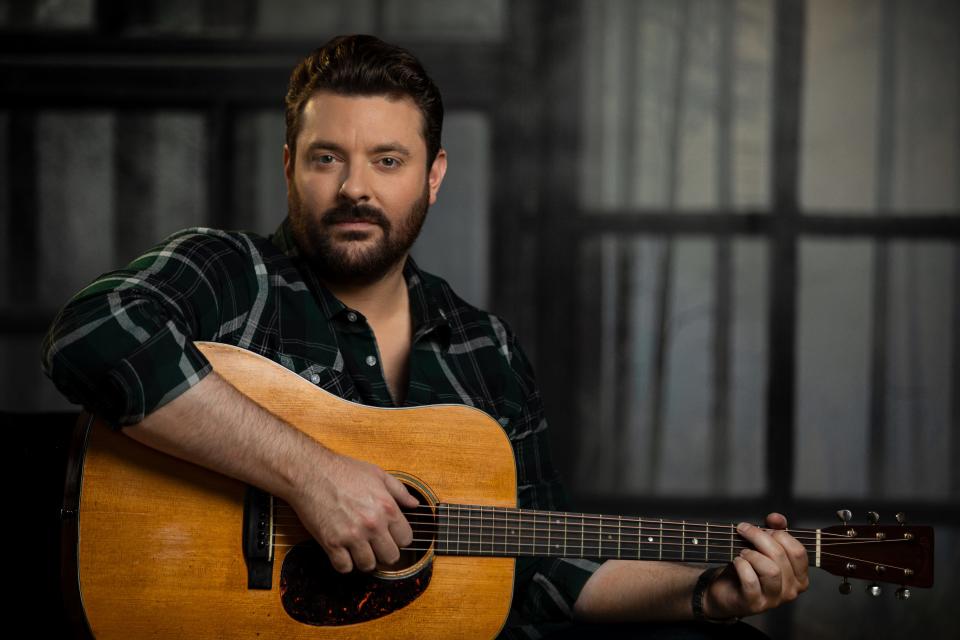 Country music star Chris Young and his "Famous Friends" tour will perform at Bold Point Park on May 27.