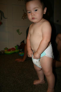 boy in diaper