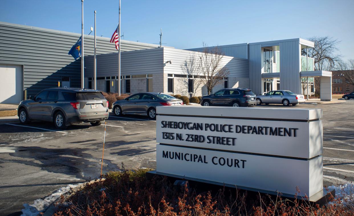 The exterior of the Sheboygan Police Department as seen, Monday, February 13, 2023, in Sheboygan, Wis.