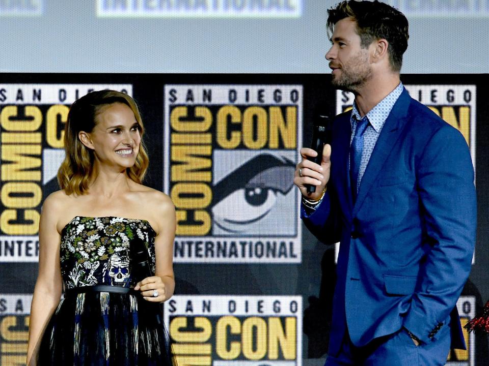 natalie portman chris hemsworth july 2019 