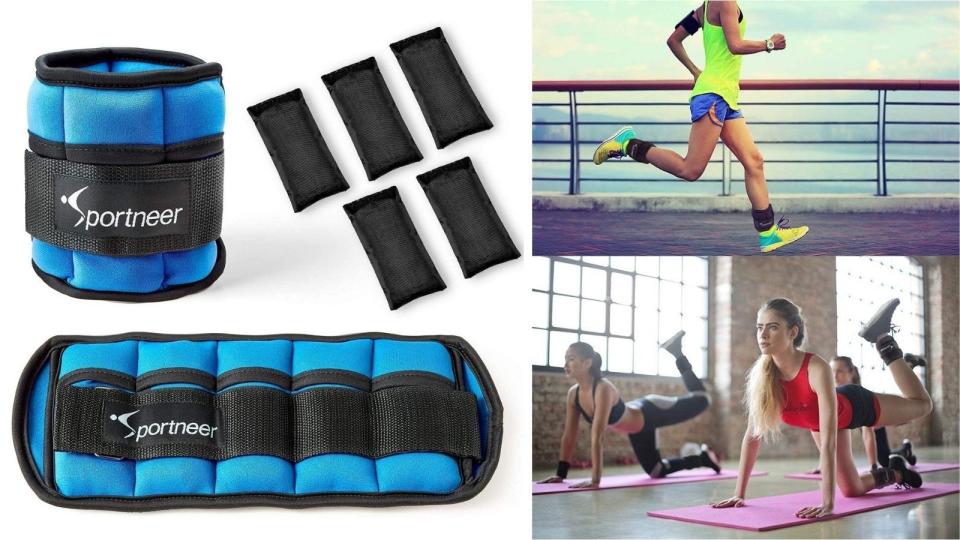 Sportneer Adjustable Ankle Weights.