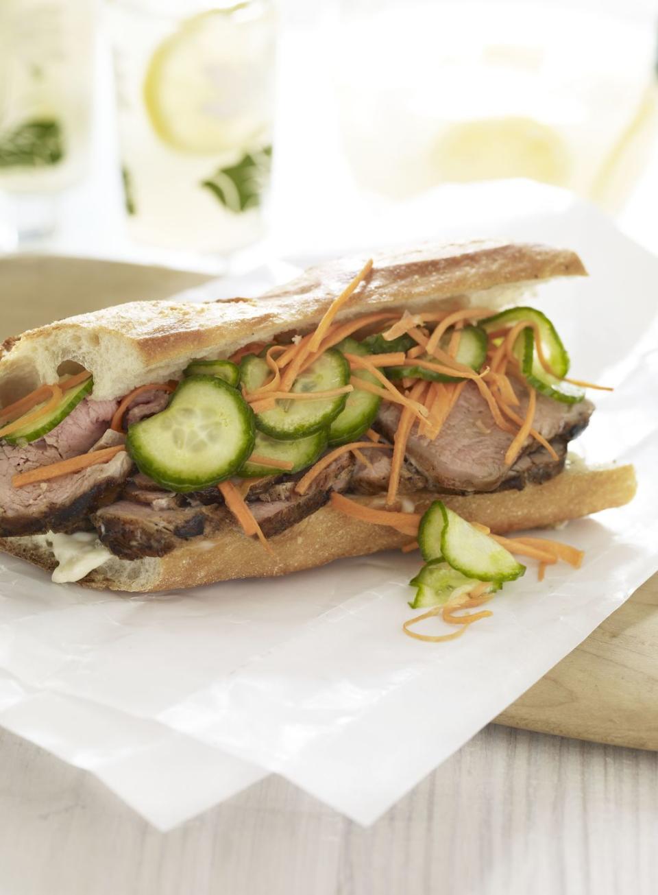 Lemongrass Pork Sandwich