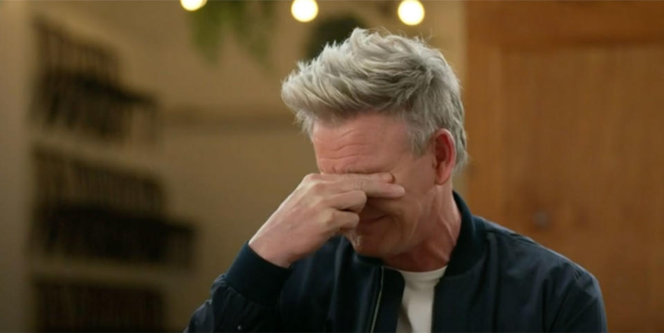 Gordon Ramsay crying