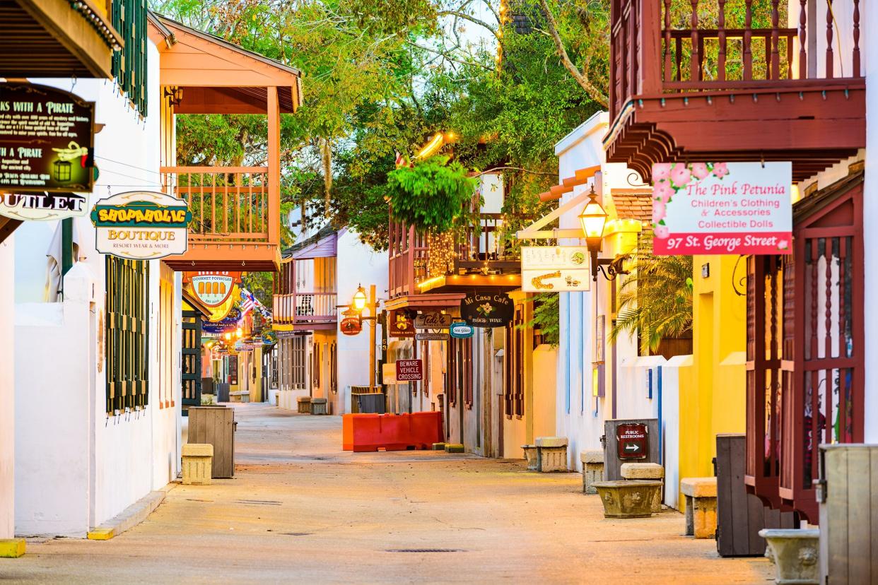 downtown St. Augustine, Florida