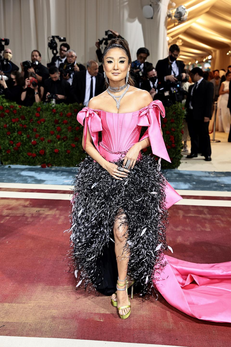 Ashley Park attends The 2022 Met Gala Celebrating "In America: An Anthology of Fashion."