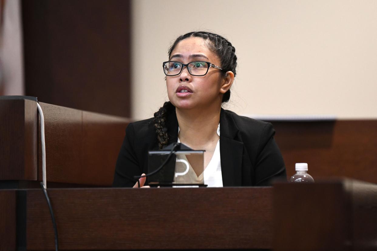 Katherine Magbanua in court in 2019.