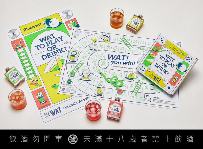 WAT蛇棋遊戲禮盒全家限量預購 (圖/由WAT提供）