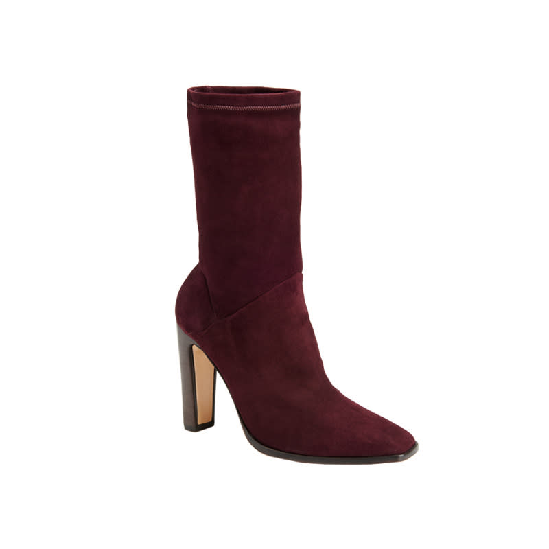 <a rel="nofollow noopener" href="https://shoprachelzoe.com/shop/footwear/lizzy-stretch-suede-boots/?attribute_pa_color=win%20" target="_blank" data-ylk="slk:Lizzy Stretch Suede Boots, Rachel Zoe, $348;elm:context_link;itc:0;sec:content-canvas" class="link ">Lizzy Stretch Suede Boots, Rachel Zoe, $348</a><ul> <strong>Related Articles</strong> <li><a rel="nofollow noopener" href="http://thezoereport.com/fashion/style-tips/box-of-style-ways-to-wear-cape-trend/?utm_source=yahoo&utm_medium=syndication" target="_blank" data-ylk="slk:The Key Styling Piece Your Wardrobe Needs;elm:context_link;itc:0;sec:content-canvas" class="link ">The Key Styling Piece Your Wardrobe Needs</a></li><li><a rel="nofollow noopener" href="http://thezoereport.com/beauty/makeup/suki-waterhouse-makeup-tutorial/?utm_source=yahoo&utm_medium=syndication" target="_blank" data-ylk="slk:How To Get Suki Waterhouse's Flawless Cat Eye;elm:context_link;itc:0;sec:content-canvas" class="link ">How To Get Suki Waterhouse's Flawless Cat Eye</a></li><li><a rel="nofollow noopener" href="http://thezoereport.com/entertainment/celebrities/meghan-markle-prince-harry-dating/?utm_source=yahoo&utm_medium=syndication" target="_blank" data-ylk="slk:This American Beauty Is Reportedly Dating Prince Harry, And The Internet Is Going Wild;elm:context_link;itc:0;sec:content-canvas" class="link ">This American Beauty Is Reportedly Dating Prince Harry, And The Internet Is Going Wild</a></li></ul>