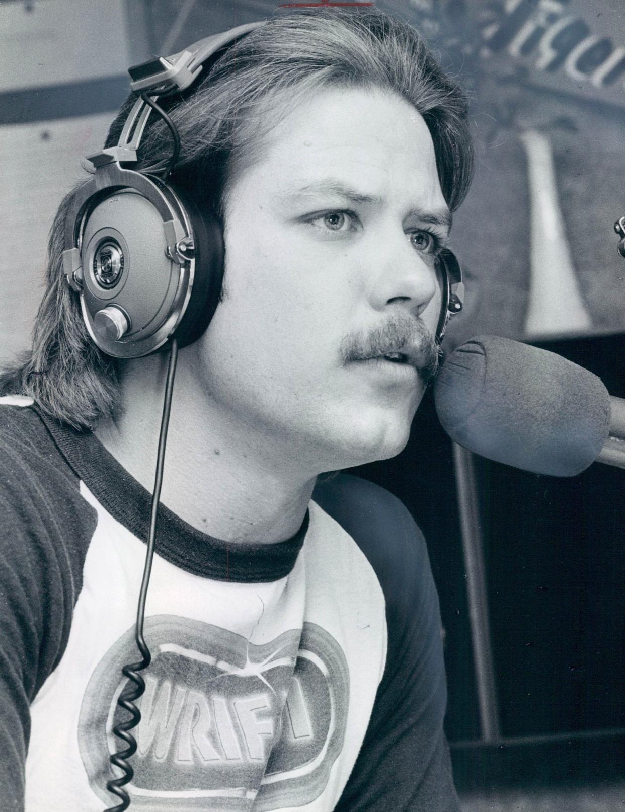 Jim Johnson, shown here in 1979, led the D.R.E.A.D. (Detroit Rockers Engaged in the Abolition of Disco) movement with his "J.J. and the Morning Crew" show on WRIF-FM (101.1)