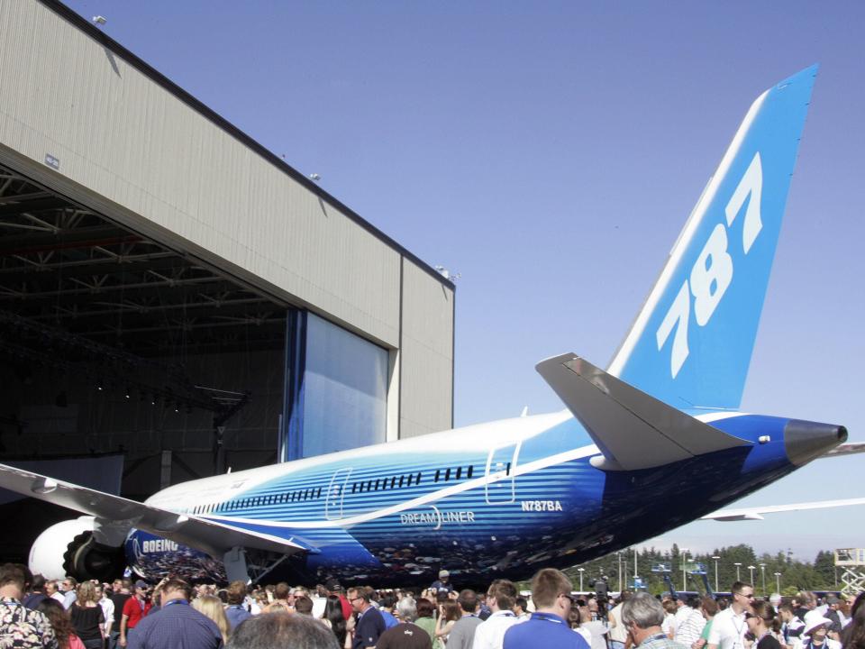 Boeing 787 Dreamliner unveil