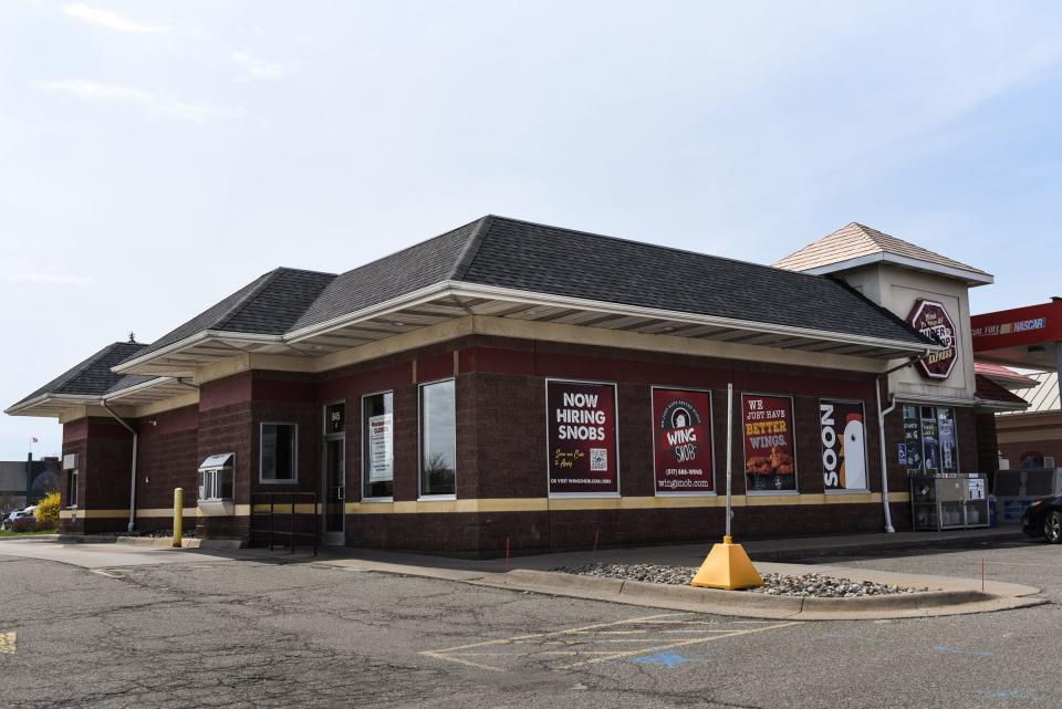 The future home of Wing Snob in Delta Township, pictured Thursday, April 20, 2023.