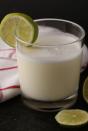 <p>Basically Key Lime Pie in a glass.<br><br>Get the recipe from <a href="https://www.delish.com/cooking/recipes/a42589/brazilian-lemonade-recipe/" rel="nofollow noopener" target="_blank" data-ylk="slk:Delish;elm:context_link;itc:0;sec:content-canvas" class="link ">Delish</a>.</p>