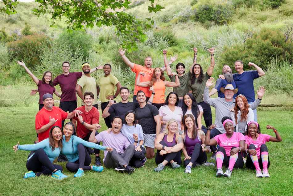 Full Group Shot from season 35 of the CBS Original Series THE AMAZING RACE, scheduled to air on the CBS Television Network. -- Photo: Sonja Flemming/CBS ©2023 CBS Broadcasting, Inc. All Rights Reserved.