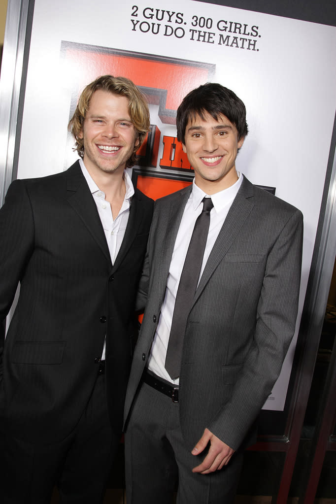 Fired Up LA Premiere 2009 Eric Christian Olsen Nicholas D'Agosto