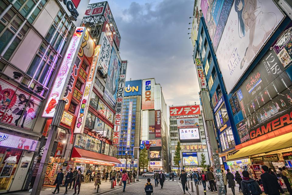 Japan ,Tokyo City, Akihabara District, Electric town,. / Credit: Japan ,Tokyo City, Akihabara District, Electric town,. (Photo by: Dukas/Universal Images Group via Getty Images)/Japan ,Tokyo City, Akihabara District, Electric town,. (Photo by: Dukas/Universal Images Group via Getty Images)