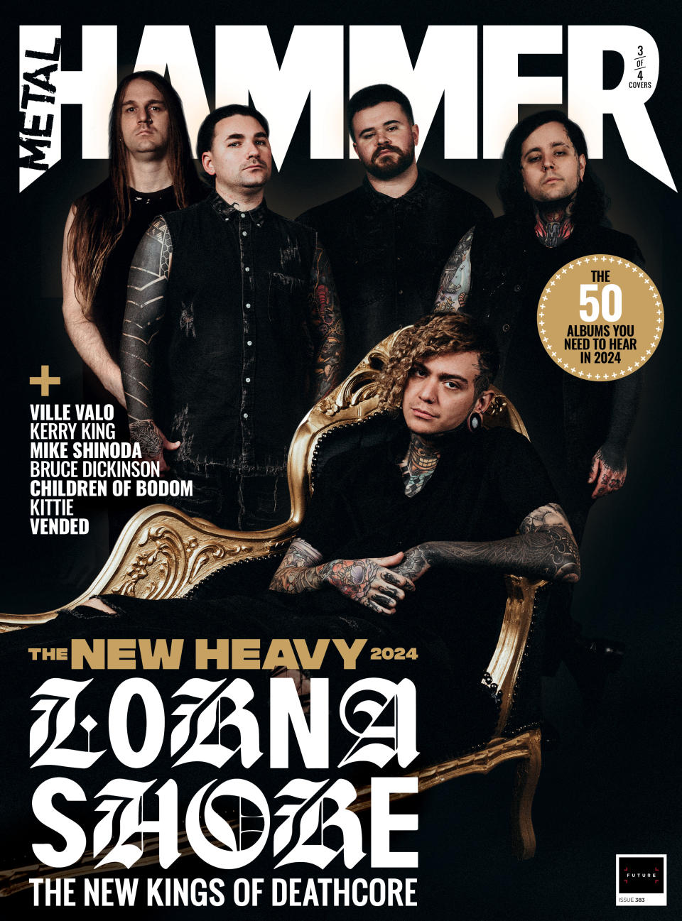 Lorna Shore on the cover of Metal Hammer