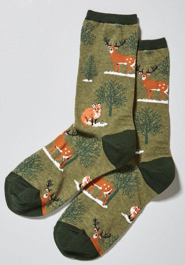 Modcloth Be A Deer Socks