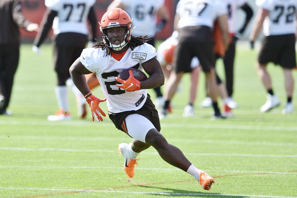 The Browns, who have a "zero-tolerance" policy for Kareem Hunt, acknowledged his latest incident involving police. (Reuters)