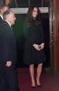 <p>The Duchess looked modest yet sophisticated in a black Temperley London coat and classic black pumps at the Royal Festival of Remembrance at London's Royal Albert Hall. </p>