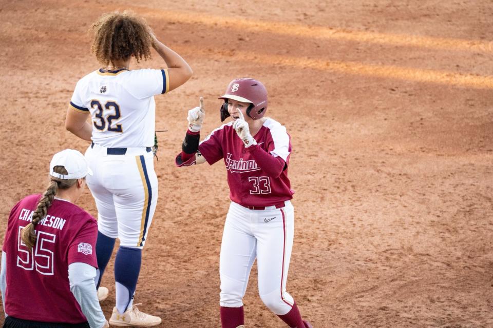Florida State softball outfielder Kaley Mudge wore the number 33 and name Buchman on her Players Weekend jersey to honor her friend and former USF softball player Alexis Buchman. Buchman died of brain cancer in February.